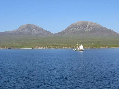 Isla Berneray, en el Occidente de Escocia